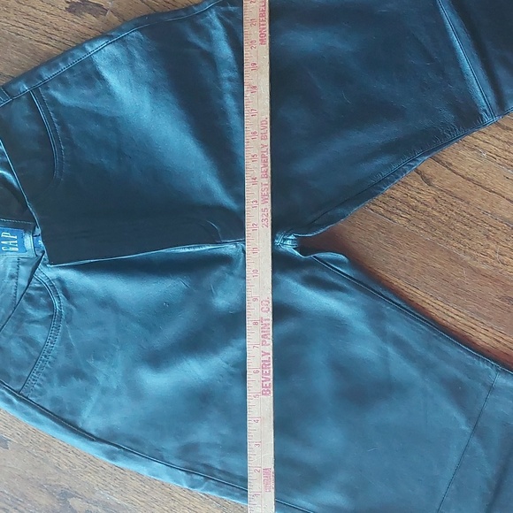 Gap Black Leather Pants size 12 NWT - Picture 11 of 16
